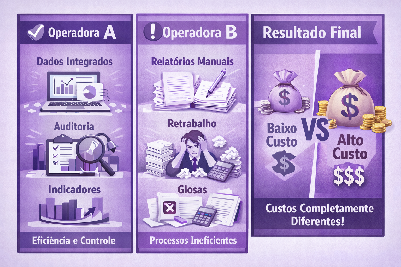 Volume não explica o custo do TEA — gestão explica